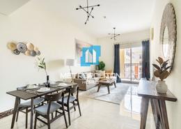 Living / Dining Room image for: Apartment - 1 bedroom - 2 bathrooms for rent in Pantheon Boulevard - Jumeirah Village Circle - Dubai, Image 1