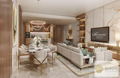 شقة - 2 غرف نوم - 3 حمامات للبيع في Fairmont Residences Dubai Skyline - الصفوح 1 - الصفوح - دبي