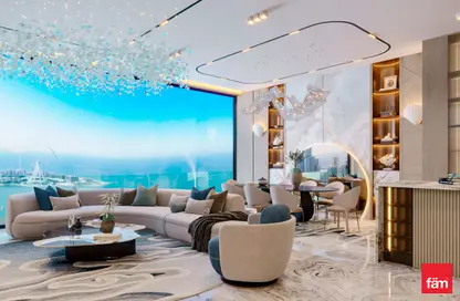 Apartment - 3 Bedrooms - 4 Bathrooms for sale in Habtoor Grand Residences - Dubai Marina - Dubai