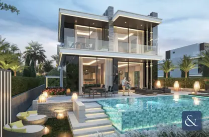 Pool image for: Villa - 7 Bedrooms for sale in Venice - Damac Lagoons - Dubai, Image 1