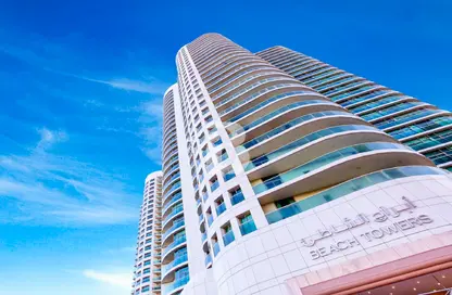Outdoor Building image for: Apartment - 3 Bedrooms - 4 Bathrooms for sale in Beach Towers - Shams Abu Dhabi - Al Reem Island - Abu Dhabi, Image 1