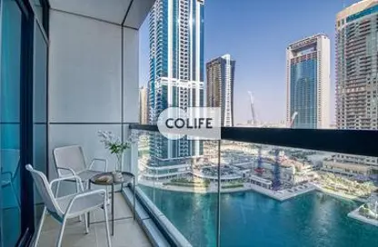 شقة - غرفة نوم - 1 حمام للايجار في ليك سايد ريزيدنس - (JLT) مجمع A - أبراج بحيرة الجميرا - دبي
