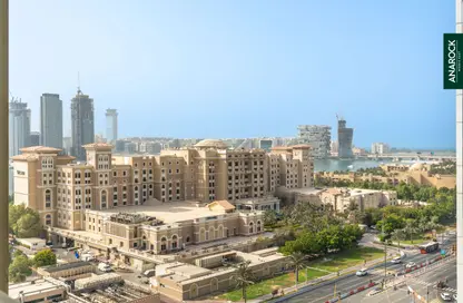 شقة - غرفة نوم - 2 حمامات للايجار في أوشن هايتس - دبي مارينا - دبي