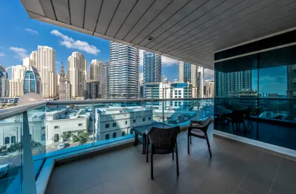 Balcony image for: Apartment - 2 Bedrooms - 3 Bathrooms for rent in Opal Tower Marina - Dubai Marina - Dubai, Image 1