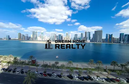 Apartment - 3 Bedrooms - 3 Bathrooms for rent in Palm Tower - Al Khan Lagoon - Al Khan - Sharjah