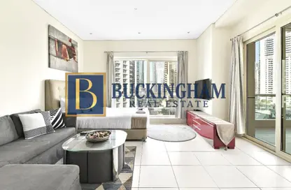 Apartment - Studio - 1 Bathroom for rent in The Royal Oceanic - Oceanic - Dubai Marina - Dubai