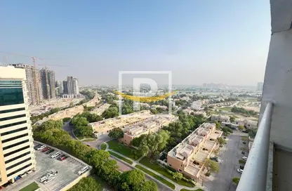 شقة - غرفة نوم - 2 حمامات للايجار في أوليمبك بارك 2 - أبراج اولمبيك بارك - مدينة دبي الرياضية - دبي