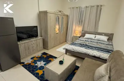 Apartment - Studio - 1 Bathroom for rent in Jasmine Towers - Garden City - Ajman