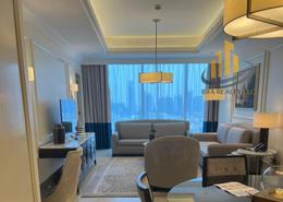 Living / Dining Room image for: Apartment - 1 bedroom - 2 bathrooms for rent in The Address BLVD Sky Collection - Downtown Dubai - Dubai, Image 1