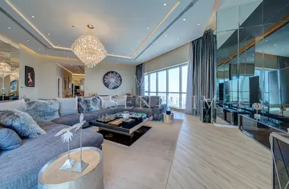 Penthouse - 4 Bedrooms - 6 Bathrooms for rent in The Torch - Dubai Marina - Dubai