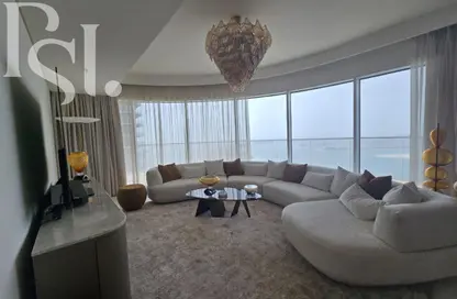 Apartment - 3 Bedrooms - 4 Bathrooms for rent in Grand Bleu Tower 1 - EMAAR Beachfront - Dubai Harbour - Dubai
