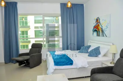 Apartment - Studio - 1 Bathroom for rent in Al Maha Tower - Marina Square - Al Reem Island - Abu Dhabi