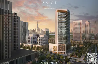 Apartment - 1 Bedroom - 2 Bathrooms for sale in Rove Home Meydan Horizon - Bukadra - Dubai