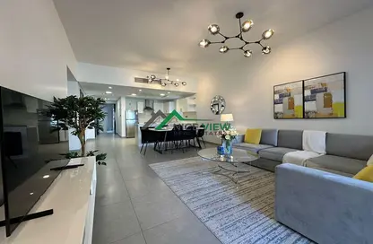 Living / Dining Room image for: Apartment - 2 Bedrooms - 3 Bathrooms for sale in The Boardwalk Residence - Shams Abu Dhabi - Al Reem Island - Abu Dhabi, Image 1