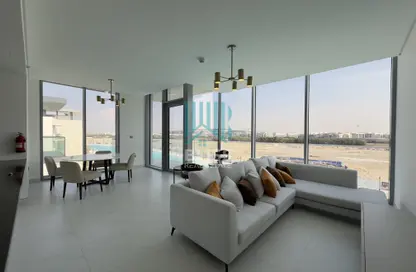 Living / Dining Room image for: Apartment - 2 Bedrooms - 2 Bathrooms for rent in Residences 22 - District One - Mohammed Bin Rashid City - Dubai, Image 1