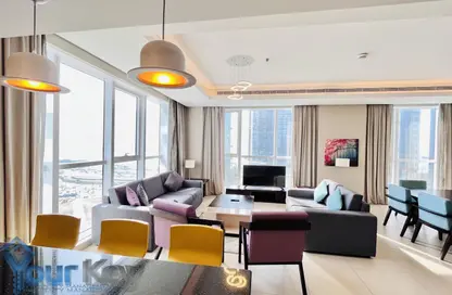 Apartment - 2 Bedrooms - 3 Bathrooms for rent in Al Jowhara Tower - Corniche Road - Abu Dhabi