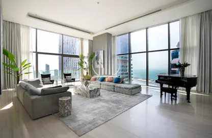 Penthouse - 4 Bedrooms - 4 Bathrooms for rent in Jumeirah Living Marina Gate - Marina Gate - Dubai Marina - Dubai