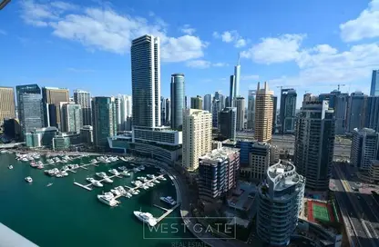 شقة - 3 غرف نوم - 4 حمامات للايجار في رصيف المارينا 2 - مارينا وارف - دبي مارينا - دبي