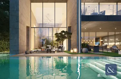 Pool image for: Villa - 5 Bedrooms - 7 Bathrooms for sale in Serenity Mansions - Tilal Al Ghaf - Dubai, Image 1