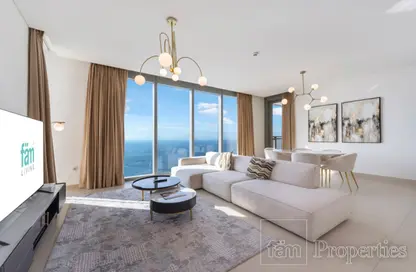 Apartment - 3 Bedrooms - 4 Bathrooms for rent in 5242 Tower 1 - 5242 - Dubai Marina - Dubai