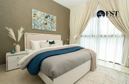 Room / Bedroom image for: Apartment - 2 Bedrooms - 3 Bathrooms for sale in District 14 - Jumeirah Village Circle - Dubai, Image 1