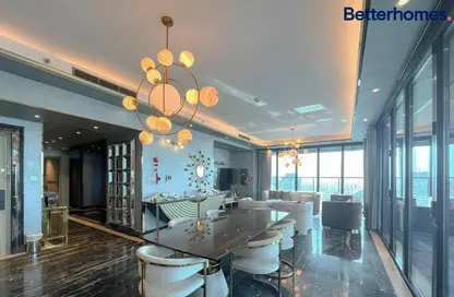 Dining Room image for: Apartment - 3 Bedrooms - 5 Bathrooms for rent in MBL Residences - Jumeirah Lake Towers - Dubai, Image 1