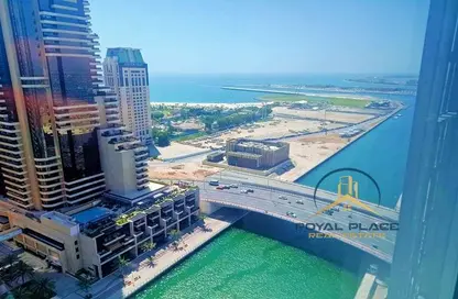 Pool image for: Apartment - 1 Bedroom - 2 Bathrooms for rent in Cayan Tower - Dubai Marina - Dubai, Image 1