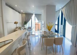Living / Dining Room image for: Apartment - 2 bedrooms - 3 bathrooms for rent in Burj Mohammed Bin Rashid at WTC - Corniche Road - Abu Dhabi, Image 1