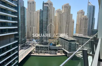 Apartment - Studio - 1 Bathroom for sale in Silverene Tower B - Silverene - Dubai Marina - Dubai