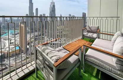 Apartment - 3 Bedrooms - 4 Bathrooms for rent in Downtown Views II Tower 1 - Downtown Views II - Downtown Dubai - Dubai