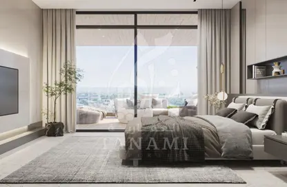 Room / Bedroom image for: Apartment - 1 Bedroom - 2 Bathrooms for sale in Reem Hills - Najmat Abu Dhabi - Al Reem Island - Abu Dhabi, Image 1