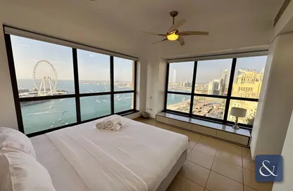 Room / Bedroom image for: Apartment - 2 Bedrooms - 2 Bathrooms for sale in Shams 4 - Shams - Jumeirah Beach Residence - Dubai, Image 1