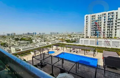 Apartment - 1 Bedroom - 2 Bathrooms for rent in Candace Acacia - Azizi Residence - Al Furjan - Dubai