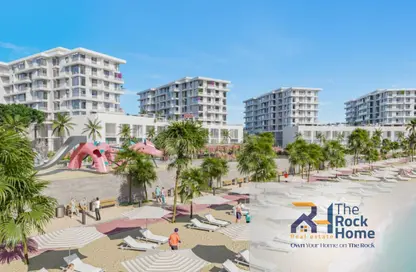 Apartment - 1 Bedroom - 2 Bathrooms for sale in Bluebay Walk - Ajmal Makan City - Sharjah Waterfront City - Sharjah