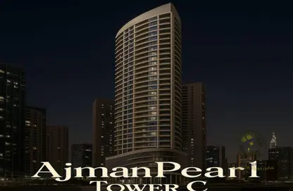 Apartment - 2 Bedrooms - 3 Bathrooms for sale in Tower C1 - Ajman Pearl Towers - Ajman Downtown - Ajman