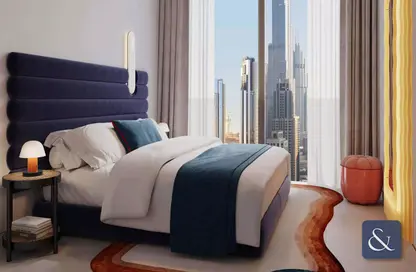 Room / Bedroom image for: Apartment - 1 Bedroom - 2 Bathrooms for sale in The Edge - Business Bay - Dubai, Image 1