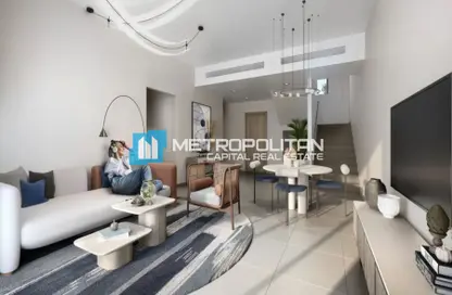 Living / Dining Room image for: Townhouse - 3 Bedrooms - 4 Bathrooms for sale in Yas Park Gate - Yas Island - Abu Dhabi, Image 1