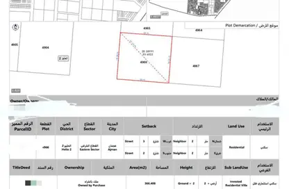 Land - Studio for sale in Al Helio 2 - Al Helio - Ajman