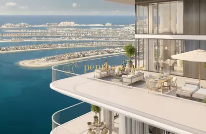 Water View image for: Apartment - 2 Bedrooms - 3 Bathrooms for sale in Beachgate by Address - EMAAR Beachfront - Dubai Harbour - Dubai, Image 1