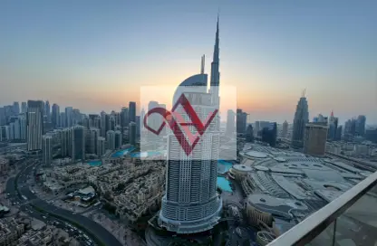 Apartment - 2 Bedrooms - 3 Bathrooms for rent in Boulevard Point - Downtown Dubai - Dubai