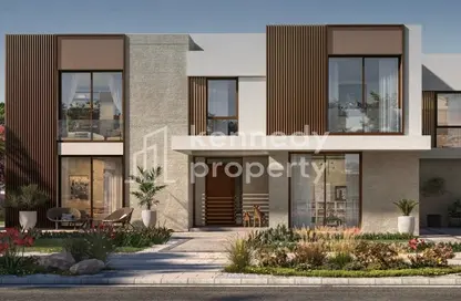 Outdoor House image for: Villa - 4 Bedrooms - 6 Bathrooms for sale in Fay Alreeman - Al Shamkha - Abu Dhabi, Image 1