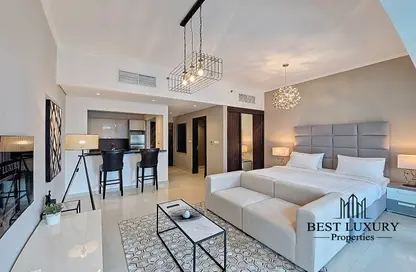 Apartment - Studio - 1 Bathroom for rent in Silverene Tower B - Silverene - Dubai Marina - Dubai