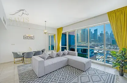 Apartment - 2 Bedrooms - 3 Bathrooms for rent in Ary Marina View Tower - Dubai Marina - Dubai