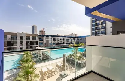 Balcony image for: Apartment - 3 Bedrooms - 2 Bathrooms for sale in Binghatti Crest - Jumeirah Village Circle - Dubai, Image 1