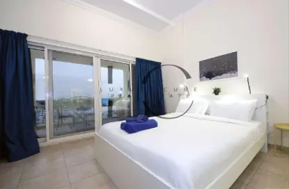 Room / Bedroom image for: Apartment - 1 Bathroom for rent in European - Canal Residence - Dubai Sports City - Dubai, Image 1