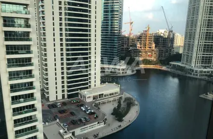 Office Space - Studio - 2 Bathrooms for sale in One Lake Plaza - JLT Cluster T - Jumeirah Lake Towers - Dubai
