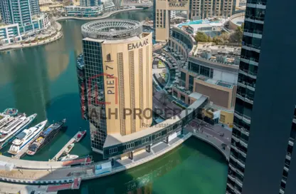 Apartment - 1 Bedroom - 2 Bathrooms for sale in Silverene Tower B - Silverene - Dubai Marina - Dubai