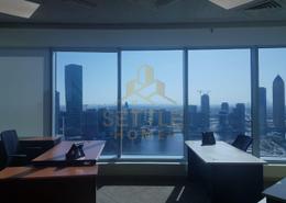 Office Space - 2 bathrooms for rent in The Prime Tower - Business Bay - Dubai