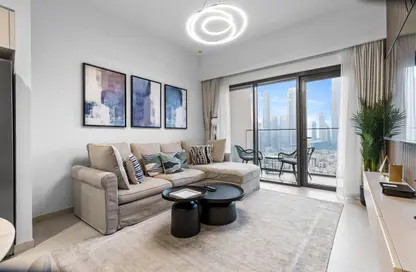 Living Room image for: Apartment - 2 Bedrooms - 2 Bathrooms for rent in Burj Royale - Downtown Dubai - Dubai, Image 1
