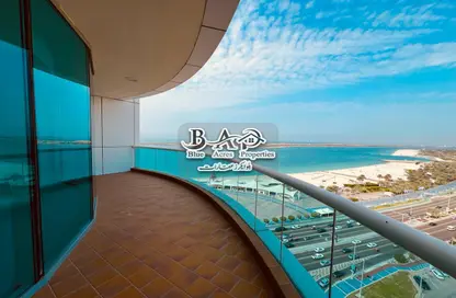 دوبلكس - 4 غرف نوم - 6 حمامات للايجار في برج بالغيلم - شارع الكورنيش - أبوظبي